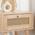 Croxley 1 Drawer Rattan Bedside
